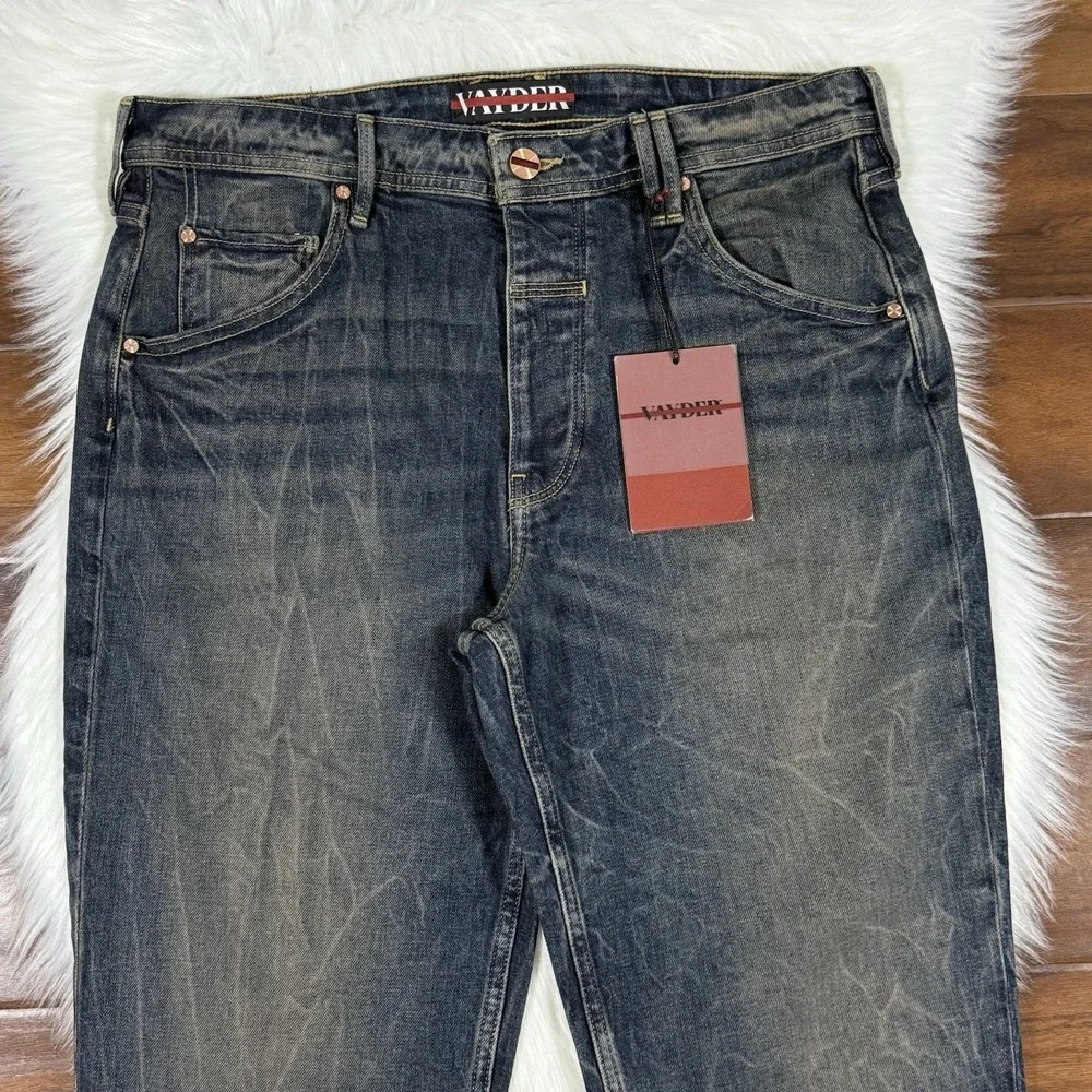 Vayder‎ Men's Size 32 Prescott Grunge Wash Straight Leg Denim Jeans